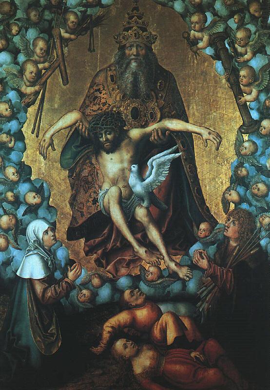 The Trinity, Lucas  Cranach